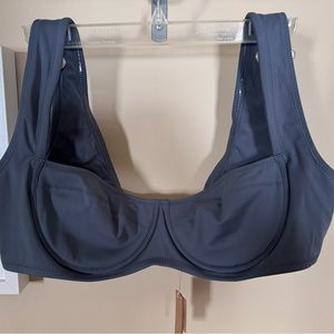 Gunmetal Skims bikini (2 tops, 1 bottom)